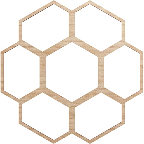 Image of Ekena Millwork 20 inchOD x 8 1 /2 inchID x 1 /4 inchT Florin Wood Fretwork Pierced Ceiling Medallion, Alder