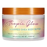 Tree Hut Tropic Glow Whipped Shea Body Butter, Hydrating & Nourishing Body Lotion with Natural Oils, Moisturizer for Soft & Smooth Skin, 8.4 Oz