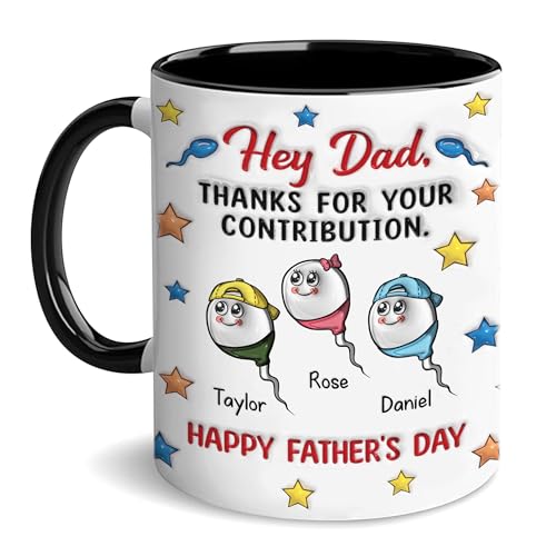 Taza personalizada para papá de cerámica 15 oz miniatura 1