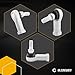 Tie Rod End Kit, 2PCS Right & Left Hand Thread Compatible With Club Car Precedent 2004-Up and Club Car Tempo 2018-Up| Replaces# 1022883-01 1020226-01