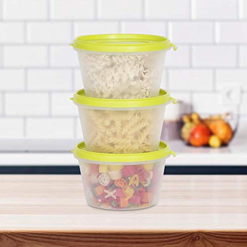 Image of Cutting EDGE Nesterware 750ml Stackable Food Container (Set of 3, Green)