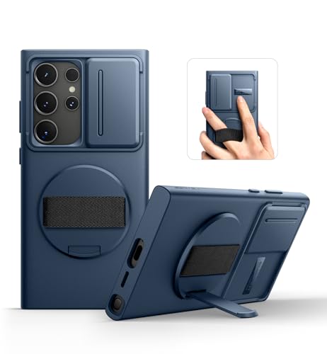 Coque Samsung S24 Ultra antichoc avec support rotatif et cache caméra
