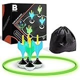 BLACK SERIES The Inflatable Lawn Dart Set, Fun Outdoor Game for The Family and Kids, Includes 3 Darts, Stakes, and Target Mat
