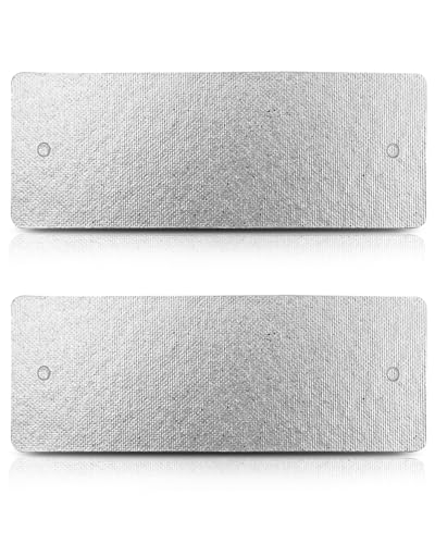2Pcs Microwave Waveguide Cover Fit for Kenmore Whirlpool Roper KitchenAid Microwaves, 5.16 Inch X 2.16 Inch Mica Sheet Replace WPW10120230 1448349 W10120230 for Home Office Kitchen Restaurant