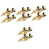 TEHAUX 16 Pcs Heavy Duty Toilet Bolts Toilet Water Tank Parts Toilet Tank Bolts Toilet Seats Toilet