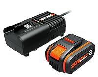 WORX 20V Akku Teleskop-Heckenschere WG252E.9 Ohne Akku & Ladegerät, schwarz & WA3604 Ladestation – Ansicht 5