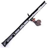 shakuhachi yuu Artesanía tradicional hecha a mano: cada shakuhachi está acabado a mano individualmente con bambú natural sin tratar, preservando la textura y el tacto auténticos de los instrumentos tradicionales japoneses. La construcción del extremo de la raíz añade estabilidad, mientras que el tamaño compacto facilita su transporte for practicar o viajar.