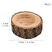 AOMO Candle Holders Tea Light Candle Holders Natural Pine Wooden Candle Holders for Rustic Wedding Party Birthday Holiday Decoration(3 Packs)