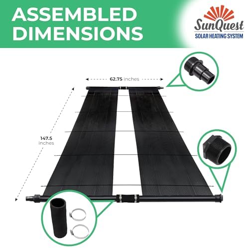 SunQuest - 2 Panels (2ft x 12ft) with Panel kit, Diverter & Mounting Kit — view 2