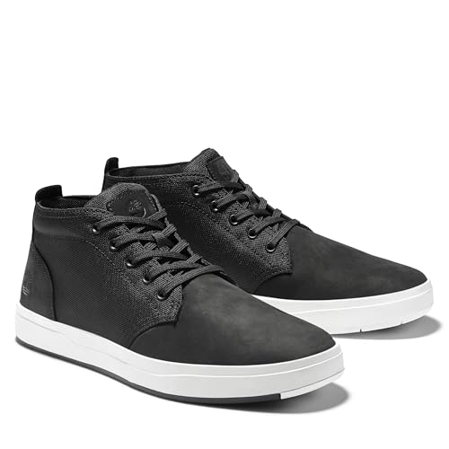 Timberland Timberland Men's Davis Square Chukka Shoes, Black, 10.5 Medium