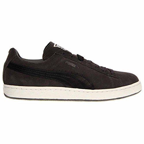 Image of PUMA Suede Classic Leather Formstrip Sneaker,Dark Shadow /Black,6 D(M) US