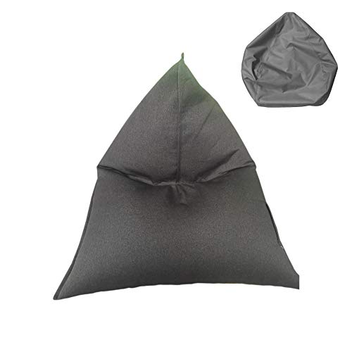 Rebecca Mobili Puf Pera Sillon Gris Poliéster