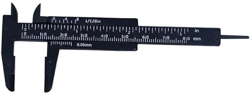 WESTERN - Paquimetro Plastico Mini 80 mm