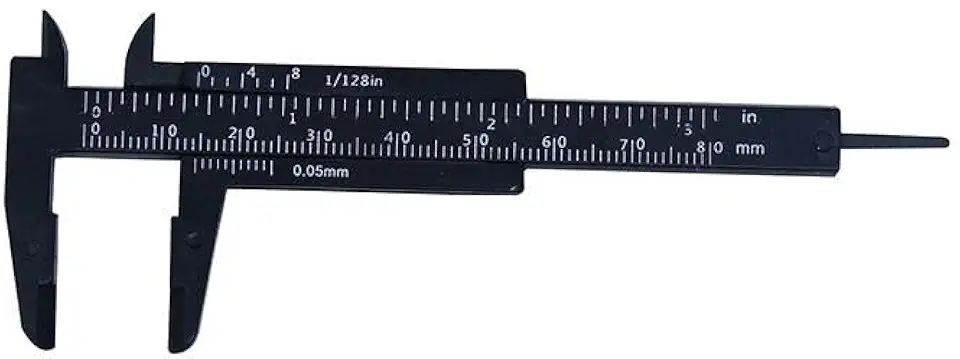 WESTERN - Paquimetro Plastico Mini 80 mm