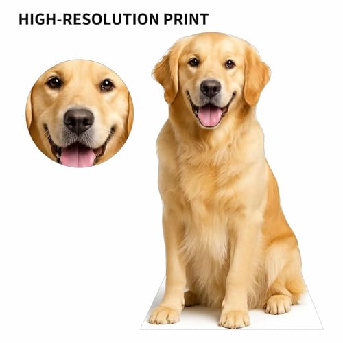 Image of Dog 2FT Life Size Cardboard Cutout - A Fun Animal Standup for Photo Booths, Birthday Parties, and Events