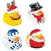 Produktbild Prextex 4er-Packung Enten im Weihnachtslook als kleines Füllung für Geschenktüten