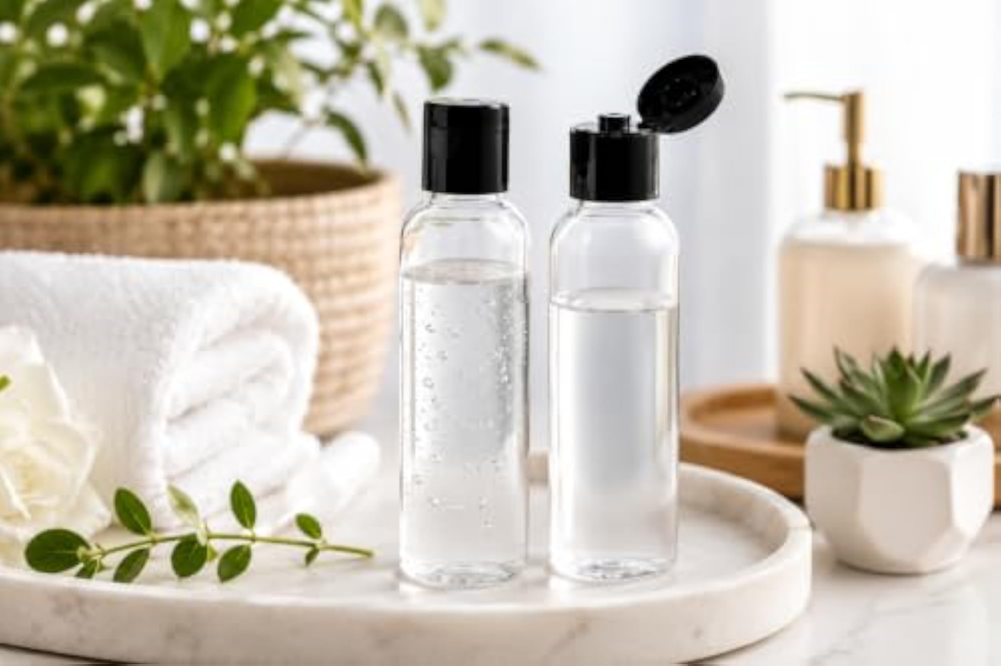 Refillable 100 ml Travel Bottles Set, Leakproof