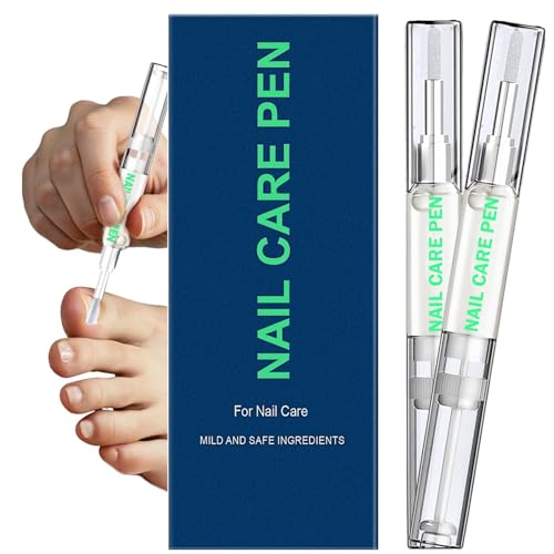 Lot de 2 stylos de soin des ongles - Pour nourrir les ongles - Idéal pour les ongles craquelés, cassants et décolorés - Pour la beauté des ongles