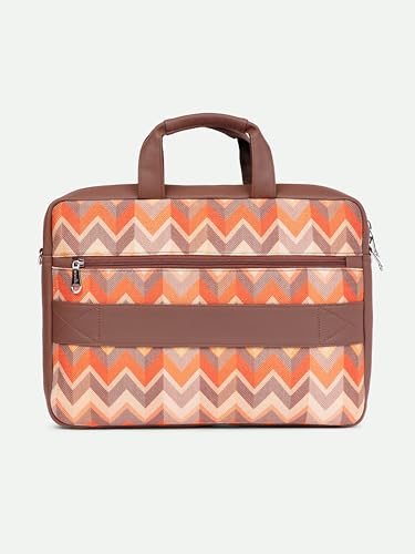 Image of ZOUK Arin Laptop Bag | Slim & Stylish Laptop Bag for Women Office Use | Fits 15.6+ Inch Laptop | Padded Compartment Fits up to 17 Inch Laptop | Water-Resistant | Lightweight