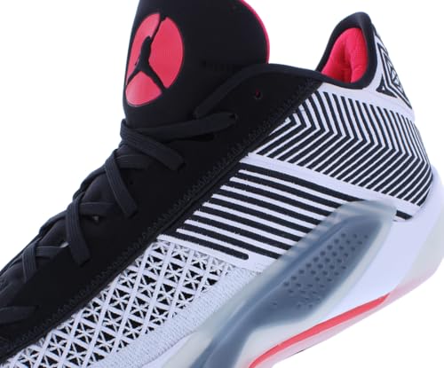 Nike Air Jordan XXXVIII Unisex Shoes Size 13, Color: White/Siren Red/Black-White/True White3