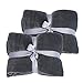 Produktbild WOLTU® Kuscheldecke 2er Set XL XXL Wohndecke Sofadecke Decke Microfaser Mikrofaserdecke Fleecedecke TV-Decke, 150x200cm, Grau, BWK5006gr-2