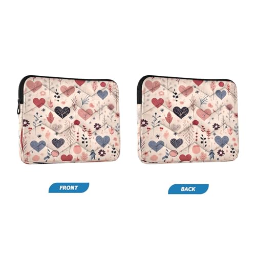 Funda para portátil 13-14 pulgadas impermeable con patrón Love miniatura 2