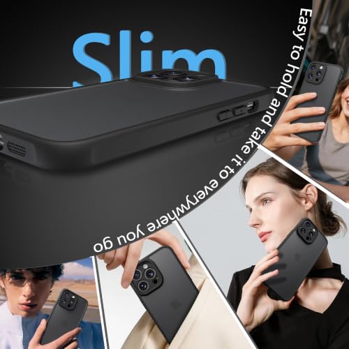 Image of iPhone 13 pro Case,Translucent Matte(Black)