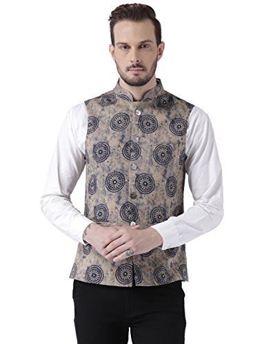 Image of KISAH Men's Art Silk Waist Coat