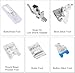 14PCS Sewing Presser Foot Set Sewing Machine Kit Household Multifunctional Presser Feet Kit for Most Low Shank Sewing Machines for Brother for Singer