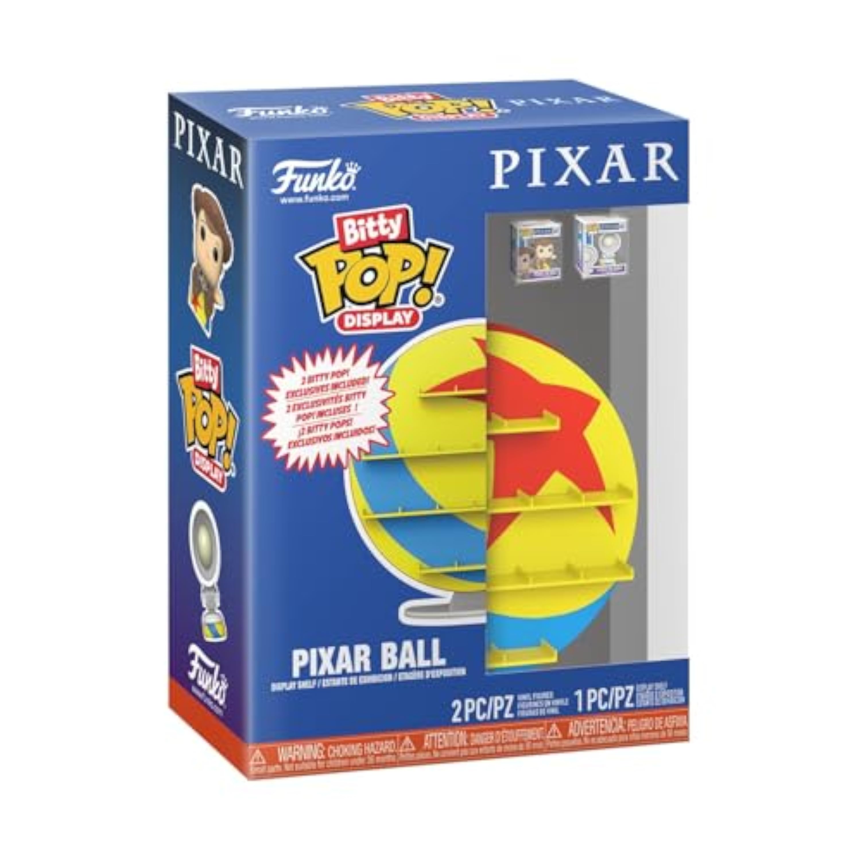 Funko Bitty Pop! Display: Pixar Ball - Figura de Vinilo Coleccionable - Idea de Regalo - Mercancía Oficial - Juguetes para niños y Adultos - Figura Modelo para coleccionistas y exhibición