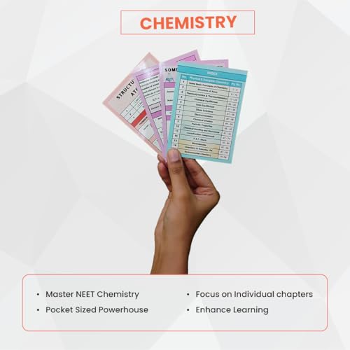 Image of Vedantu Quick Revision Cards for NEET Physics, Chemistry and Biology 2025 | NEET Flash Cards for Quick Revision | Revision Booklet for NEET 2025 | NEET QR Cards