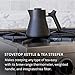 Fellow Raven Stovetop Tea Kettle - Teapot with Integrated Stainless Steel Loose Leaf Tea Infuser and Thermometer, No Whistle Kettles, Matte Black, 1 Liter