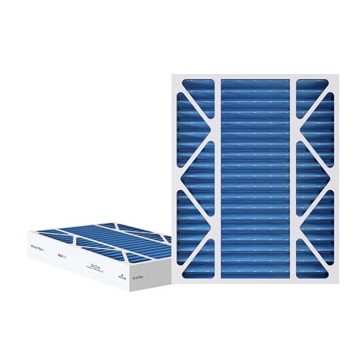 HG 20x25x4 Air Filter Actual Size: 19.88" x 24.88" x 4.31" MERV 11 MPR 1000-1200 | MADE IN USA | 2-Pack | Pleated HVAC AC Furnace Replacement