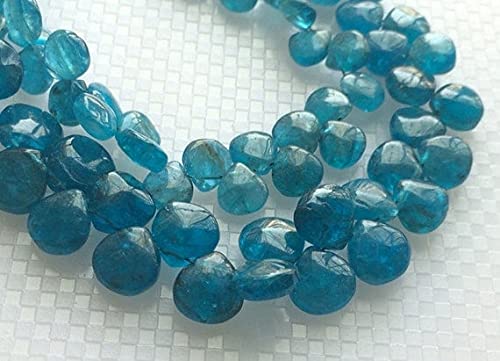 Collier en apatite néon et perles cœurs naturels pour illuminer vos tenues d'été