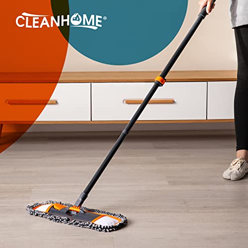 Cleanhome Mops For Floor Cleaning With 3 Different Washable Mop Pads And Extendable 55” Long Handle, Multifunction Dust Mop For Hardwood,Marble,Tile Floor Mopping #TOP2
