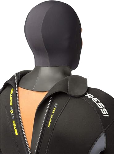 Cressi Hood Man - Neopren 5mm Kopfhaube Herren - Ausgezeichnette Passform