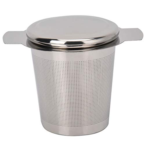 Filtro de coador de chá, material de aço inoxidável multifuncional de malha de filtro de chá, fácil