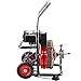 VEVOR Drain Cleaner Machine 100 ft x 1/2 inch for 2 inch to 4 inch(50-100mm) Pipes, 550W Open Drain Cleaning Machine 1700 RPM Electric Drain Auger with Cutters Glove Drain Auger Sewer Snake