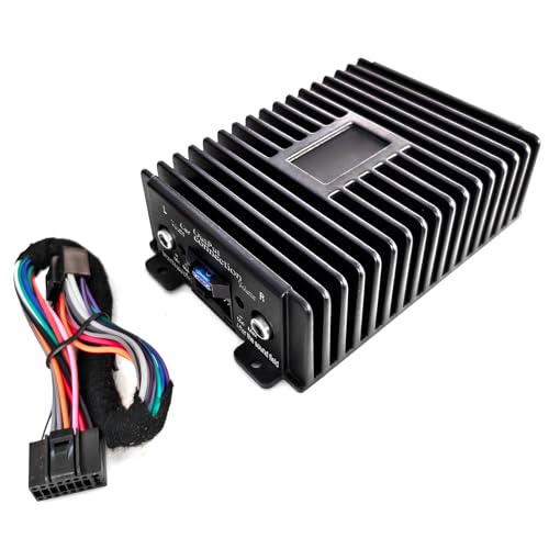 Amplificador auditivo para automóvil MF80.4 de aluminio con sintonización de sonido 3