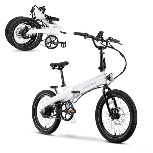 LECTRIC XP™ Lite 2.0 Electric Bike | Adult Folding Bikes - Weighs Only 49lbs | 45 Mile Range w/ 5 Pedal-Assist Levels | 20mph Top Speed - Class 1 and 2 eBike