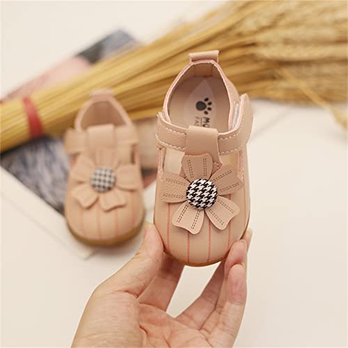 Girls Sandals Girls Sandals Flower Sunflower Flat Sandals Summer Dress Shoes Soft Bottom Toddler Girl Summer3