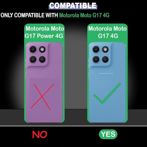 Image of COVERBLACK Flexible Rubber Case Back Cover Compatible for Motorola G17 4G - Transparent