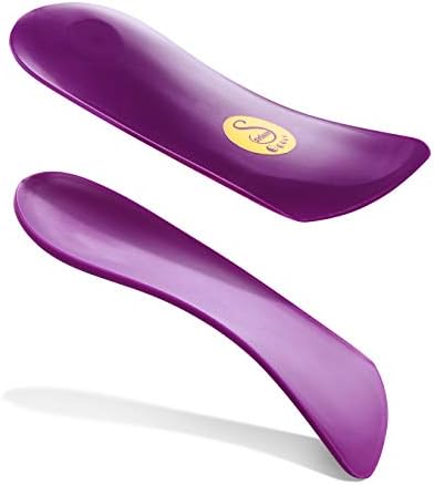 Samurai Insoles Ninjas Plantar Fasciitis Relief Arch Support Shoe Insoles, Women 8 to 8.5, Men 6 to 6.5, Purple