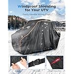 KEMIMOTO-UTV-Cover-2-Seater-All-Weather-Protection-Heavy-Duty-Compatible-with-Polaris-RZR-Ranger-GeneralTeryxCan-Am-MaverickCFMOTO-ZForce-Ranger-Cover-2-3-Seaters-Oxford-Small-Size