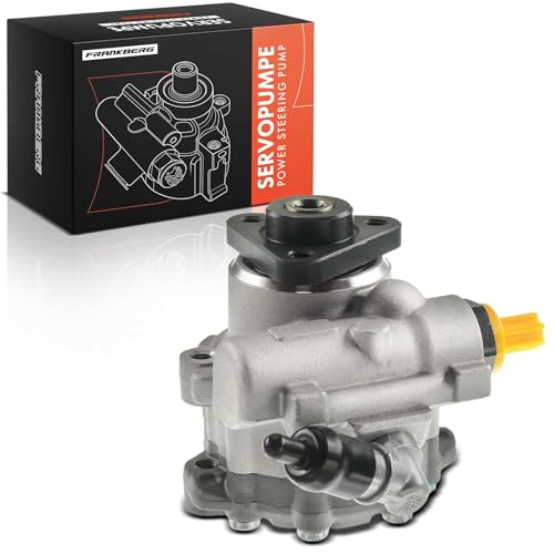 Frankberg Bomba Hidráulica de Dirección Asistida sin Poleas Compatible con 5er E60 E61 M5 5.0L 2004-2010 6er E63 E64 M 5.0L 2005-2010 Sustituir# 32412282951