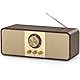 Nostalgie Radio, Retro Radios mit Bluetooth und TF Karte, 3000mAH Batteriebetrieben, mit 2 x 8 Watt Subwoofer, Retro Radios mit AUX/USB, Radio für Küchen/Schlafzimmer/Büro