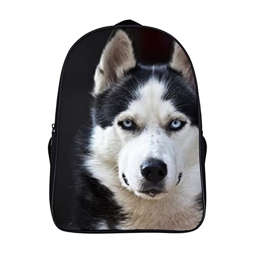 Sac à dos Husky pour enfants et ados - Cartable d'école mixte tendance 3D 40x28x16cm