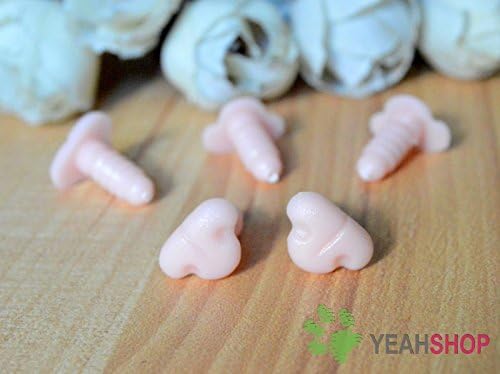 12mm Fleshcolor Cat Nose/Safety Nose/Plastic Nose - 25pcs
