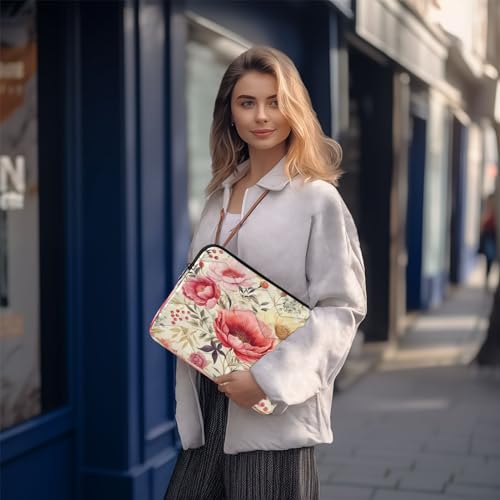 Funda para portátil 13-14 pulgadas con diseño floral impermeable miniatura 7
