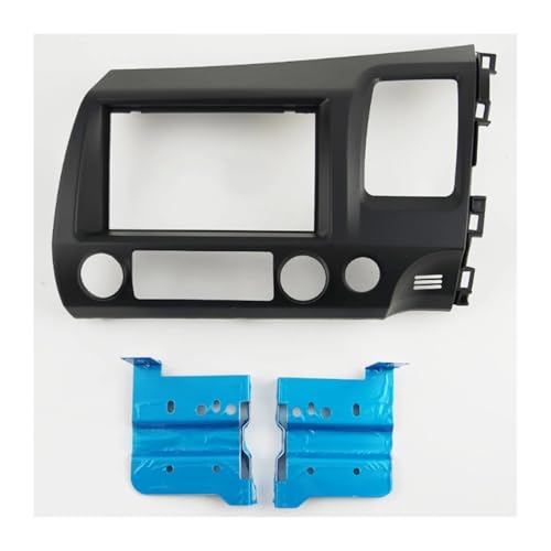 �J�[���W�I�ؖ� �ɓK������ �V�r�b�N 2006-2011 2din 6.2/7 �C���`�X�e���I�_�u�� Din Dvd �t���[���C���X�g�[���t�F�C�X�p�l���_�b�V�� �J�[���W�I�t���[���p�l��(RHD-Frame-blue)